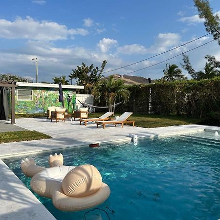 Jungle Cottage With Luxury Pool, Hot Tub And More! Lake Worth Beach Dış mekan fotoğraf